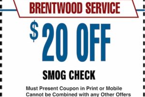 Smog Check Coupon Los Angeles